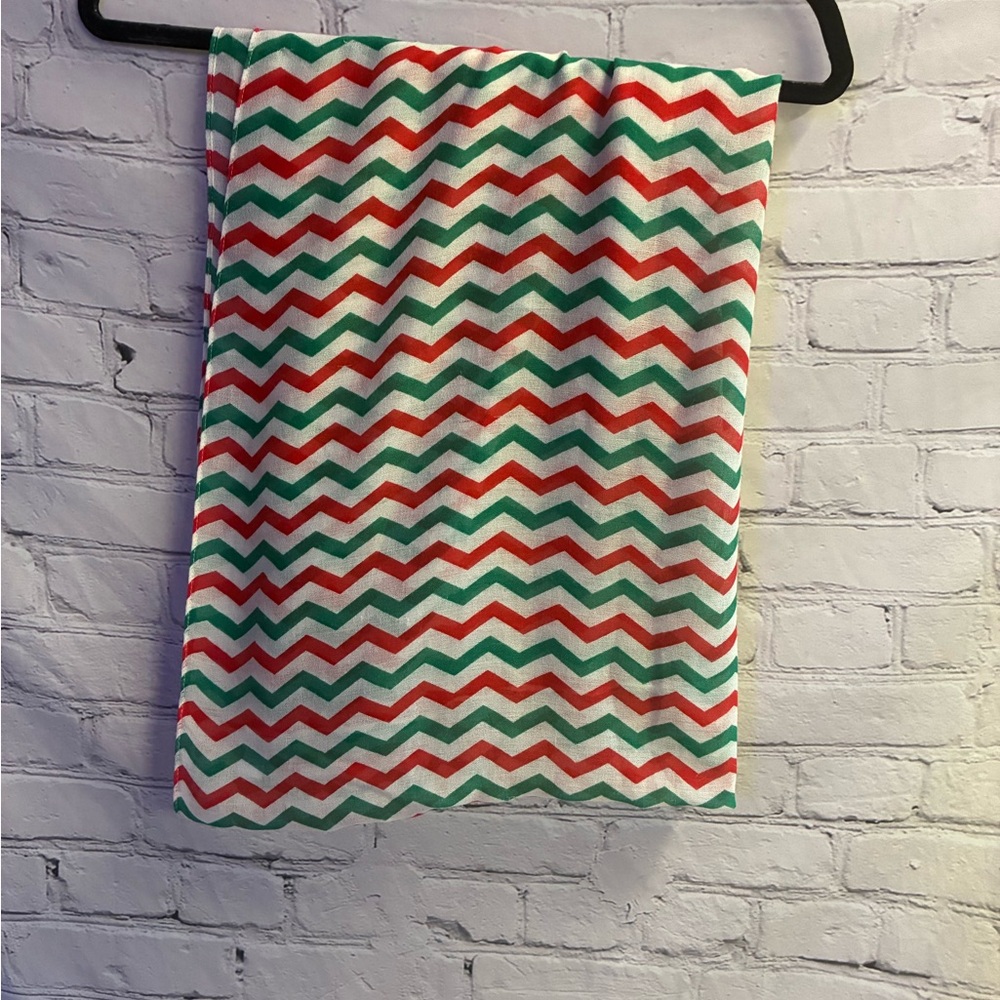 5/$20 Christmas Chevron Print Infinity Scarf Women’s Accessories Lightweight